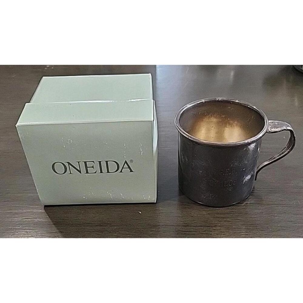 Vintage Affection Child Cup Silver Plated Nickel Steel with Original Box